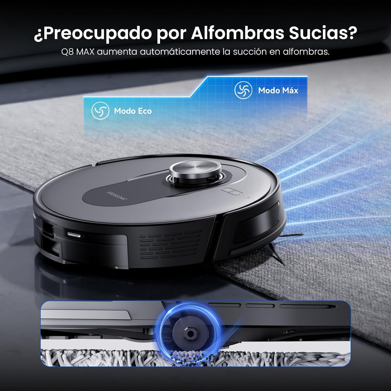 Robot Vacuum Mop 8000Pa Self Empty LiDAR 200Min Pet Hair
