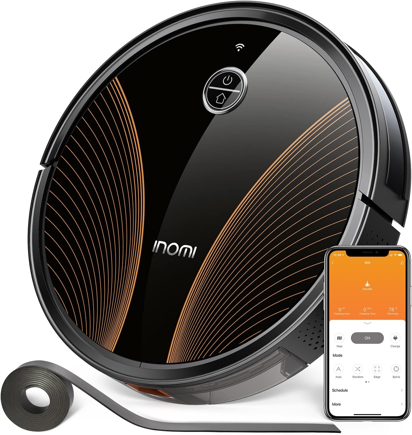 Robot Vacuum Mop 2200Pa App Alexa Control Slim Auto Recharge Pet