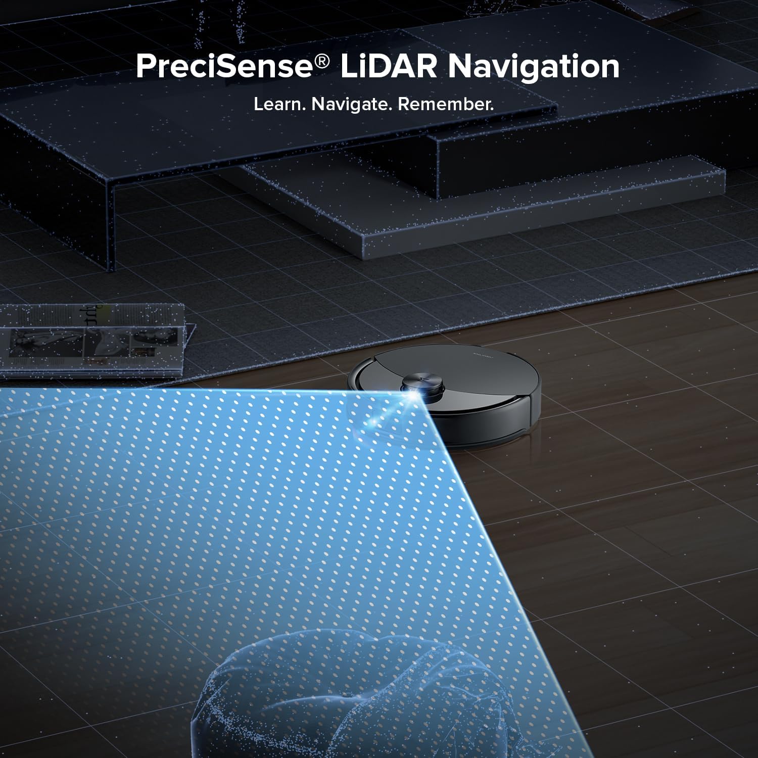 Robot Vacuum Mop 10000Pa LiDAR Auto Lift Smart Mapping