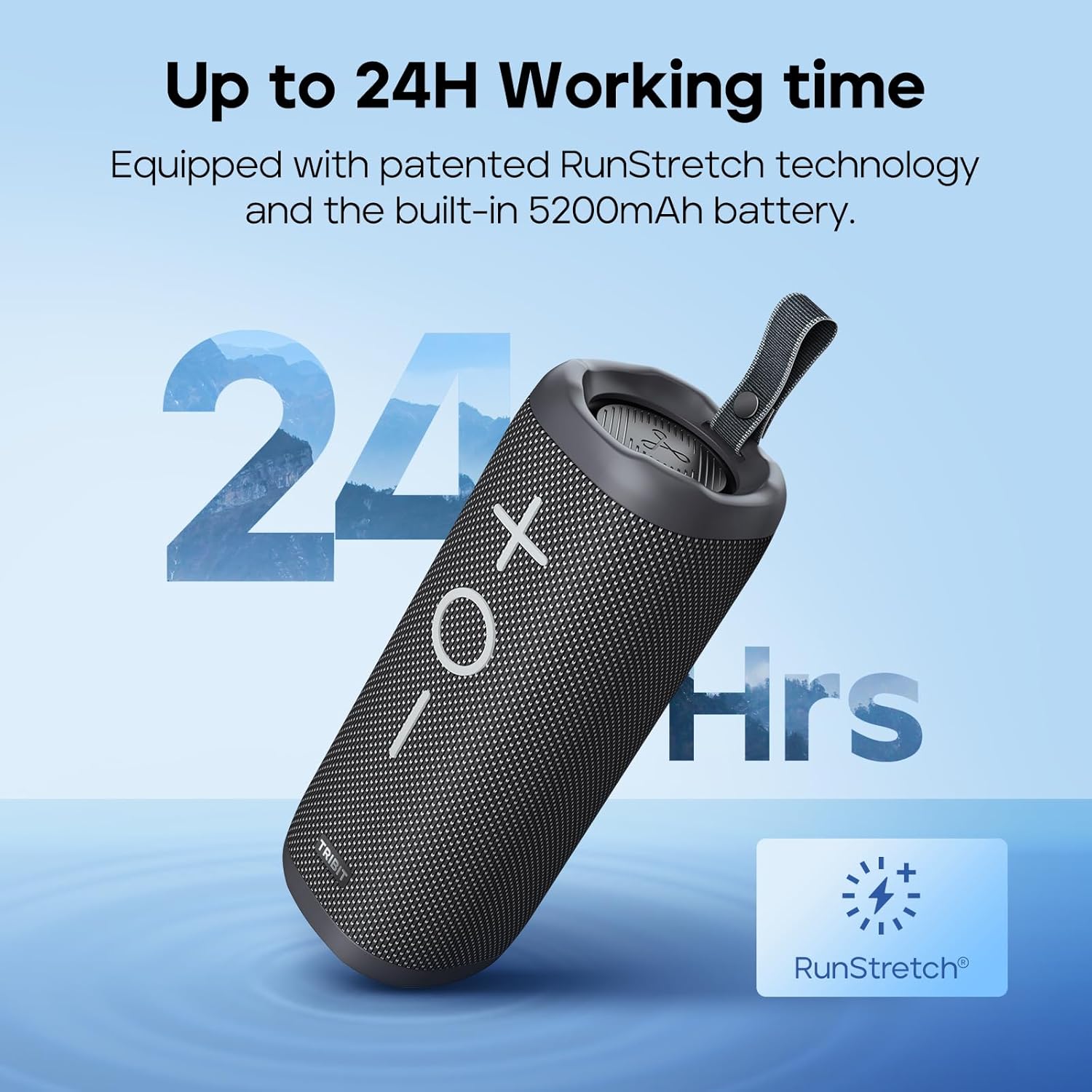 Bluetooth Speaker 34W 360 Sound Waterproof IPX7 24H Play