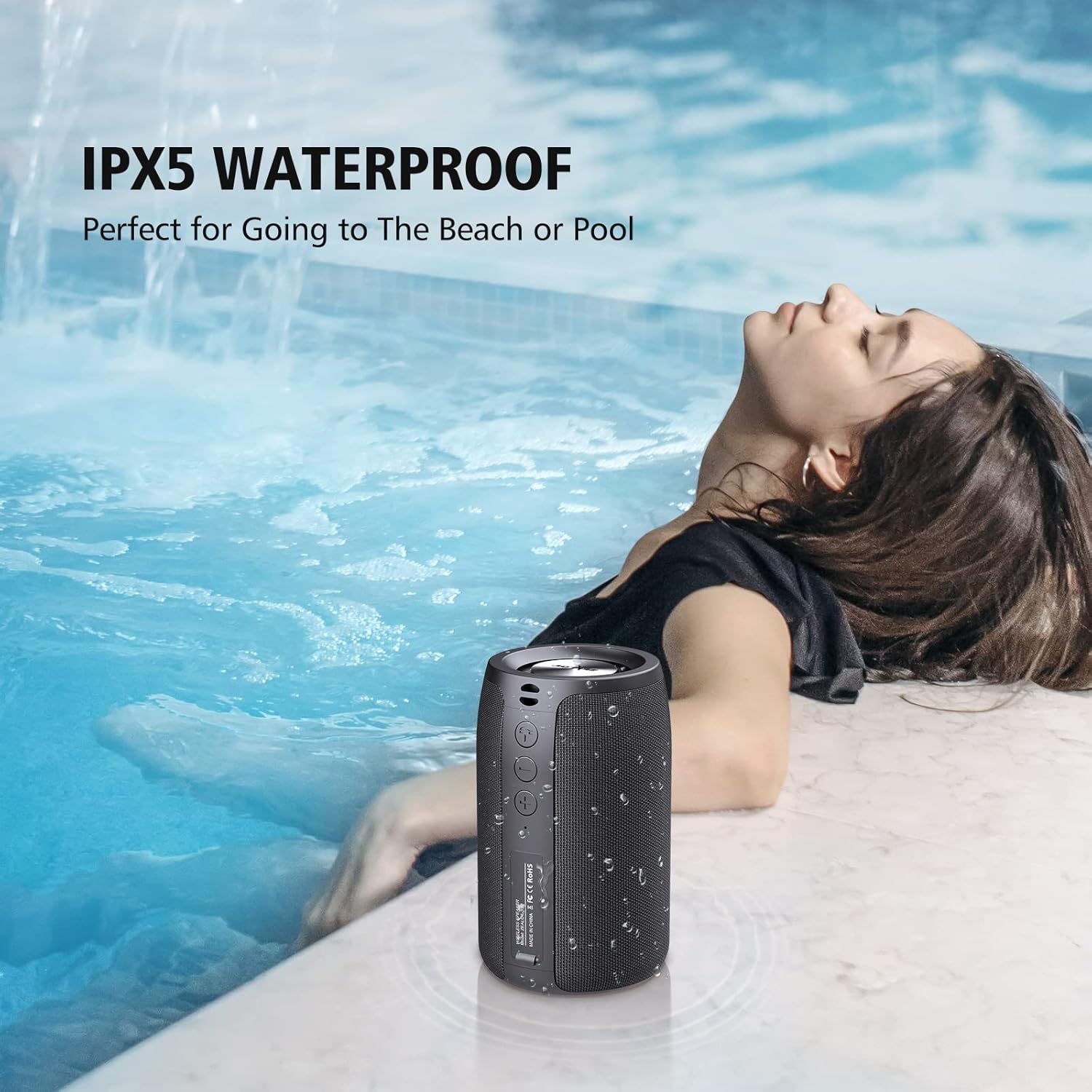 Portable Bluetooth Speaker 10W Waterproof Bass Outdoor Party