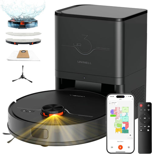 Robot Vacuum Mop 7000Pa Self Empty LiDAR Mapping App Voice Control