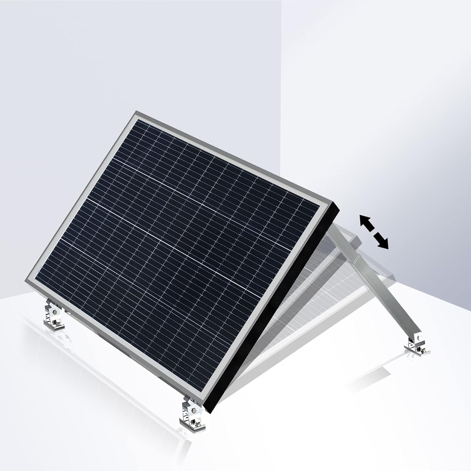 Adjustable Aluminium Solar Panel Mount Bracket 10 to 30 Degree
