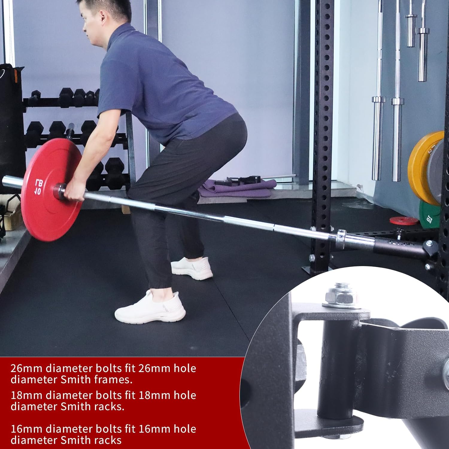 T Bar Row Landmine Attachment 360 Degree Swivel Base Olympic Bar