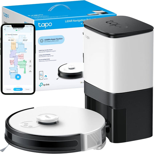 Robot Vacuum Mop 4200Pa Self Empty LiDAR Mapping 70 Days WiFi