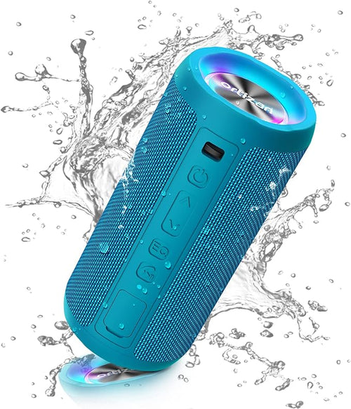 Wireless Bluetooth Speaker 24W Loud Bass RGB Lights IPX7 30H