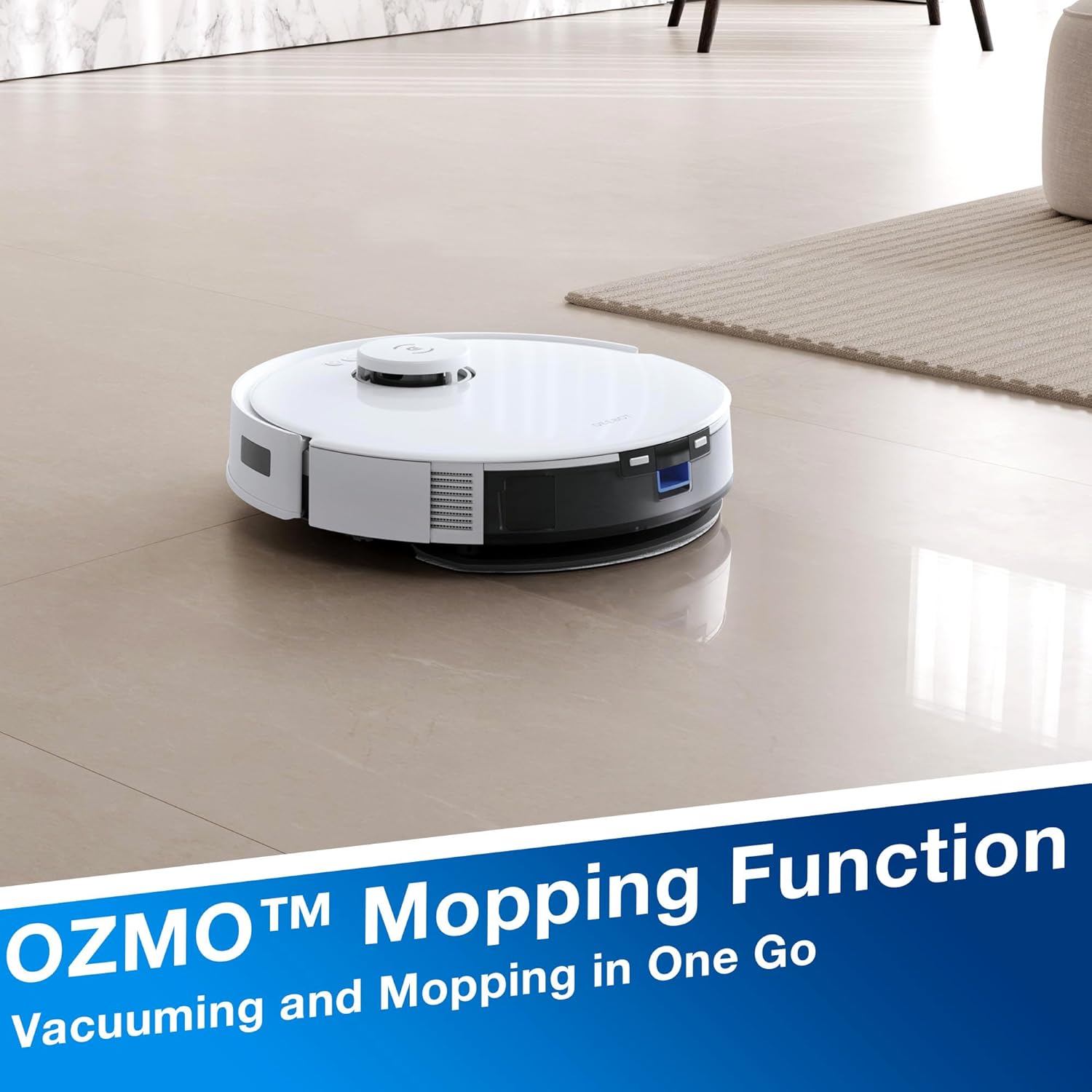 Robot Vacuum Mop 8000Pa Bagless Self Empty 300Min Runtime