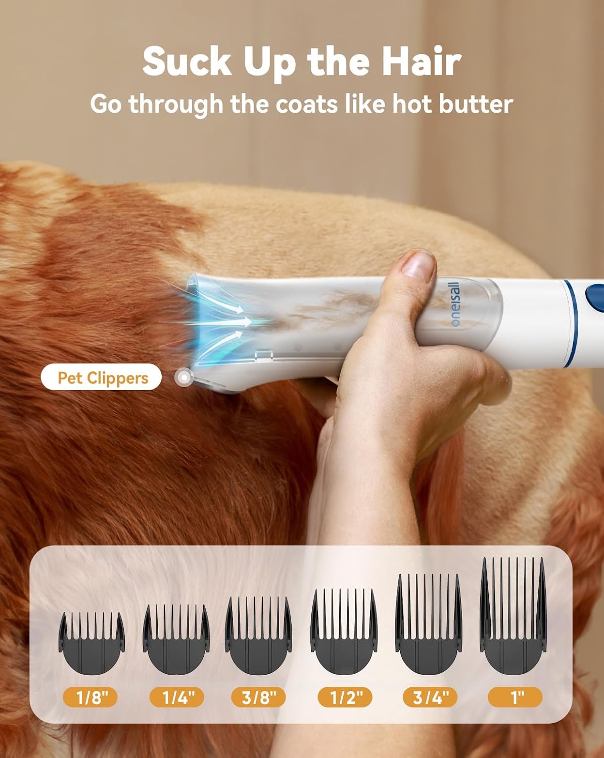 Dog Grooming Vacuum Dryer Clipper Kit 8 In 1 12000Pa