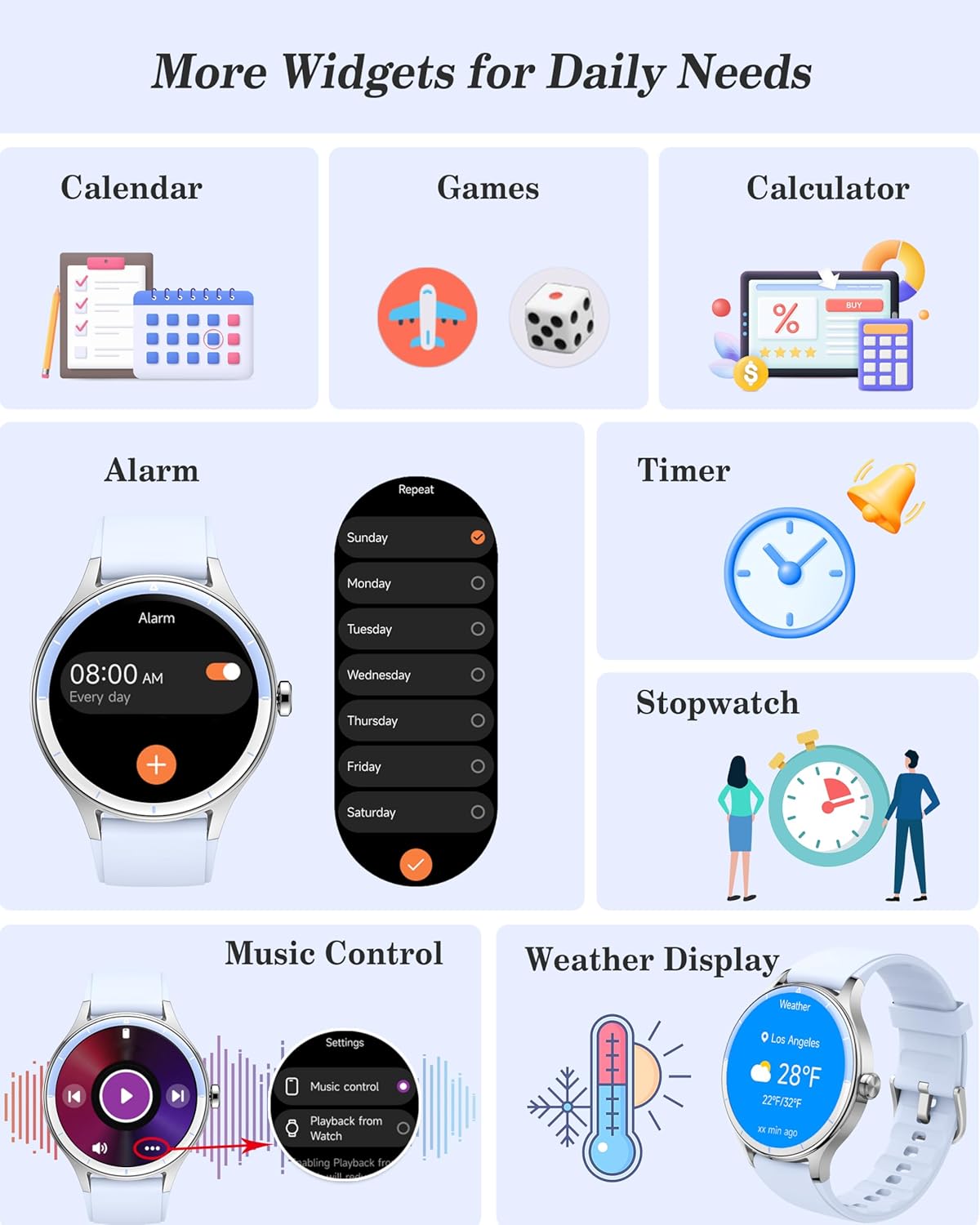 Round Smart Watch Call 100 Sports 41mm