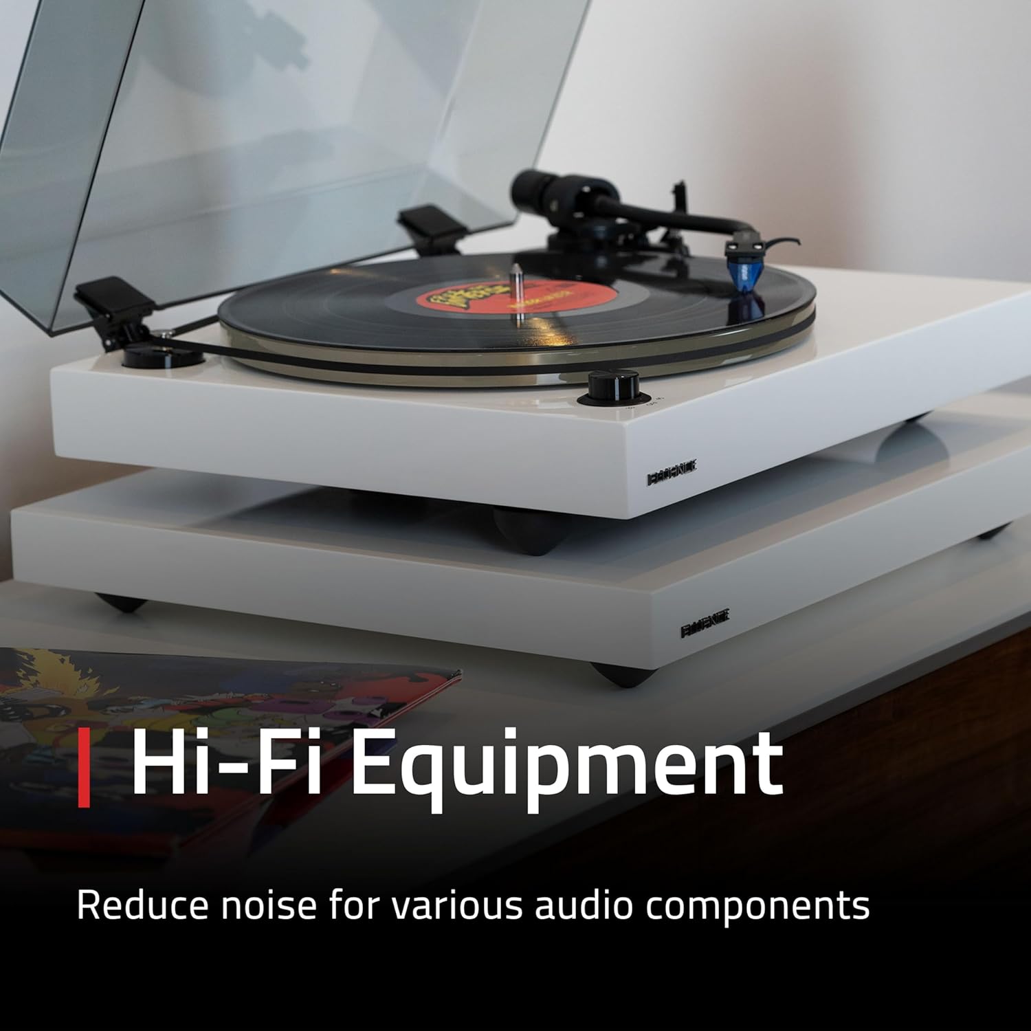 Turntable Isolation Base Anti Vibration Platform Piano Black