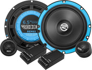 6.5 Inch Component Car Speakers 2 Way Tweeters 200W Audio Set