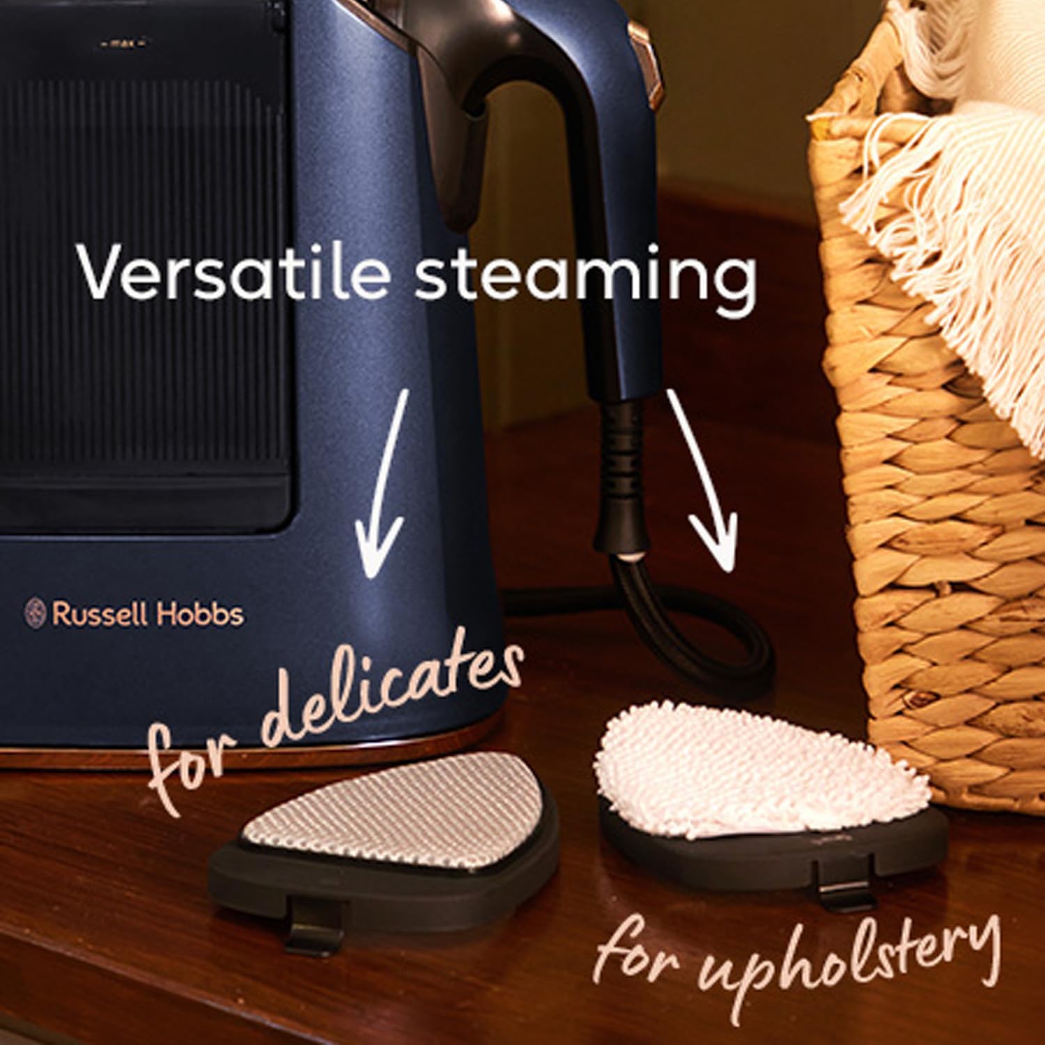 2in1 Handheld Clothes Steamer 1700W 25g Steam 750ml Tank