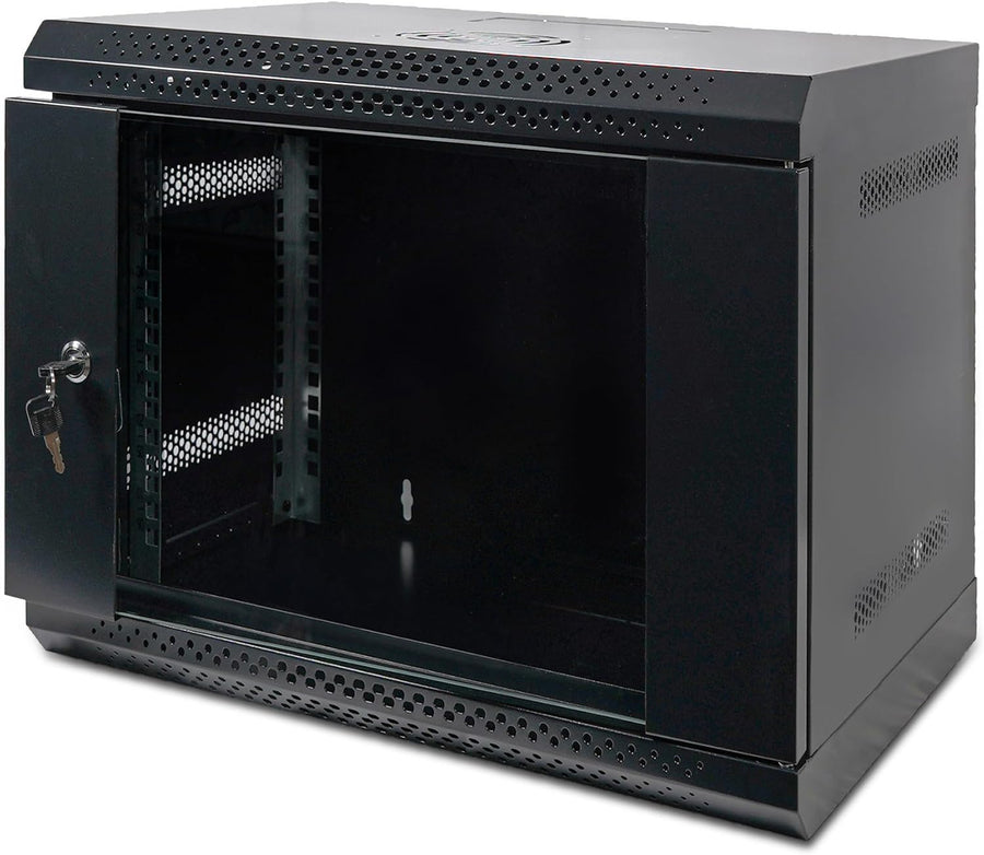 9U 19 Inch Data Server Rack Cabinet 400mm Black