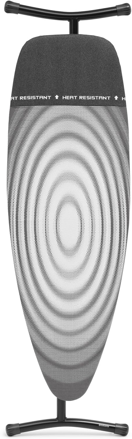 XL Ironing Board 135x45cm Adjustable Height Foldable Iron Rest