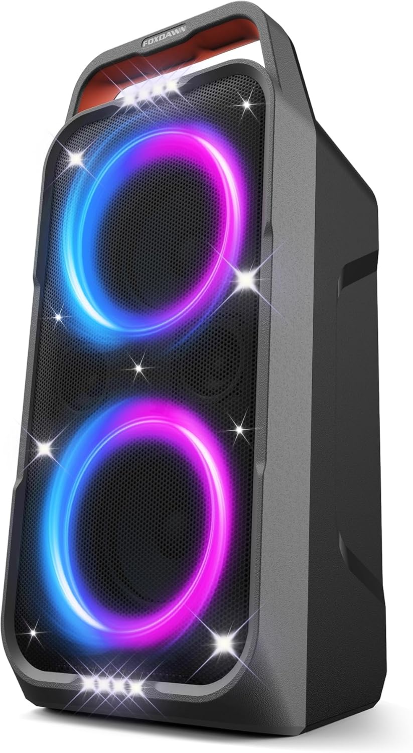 240W Portable Bluetooth Party Speaker Loud Bass LED Lights TWS