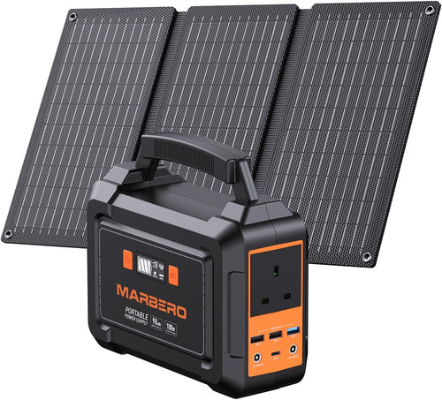 98Wh Portable Power Station With 30W Solar Panel 150W