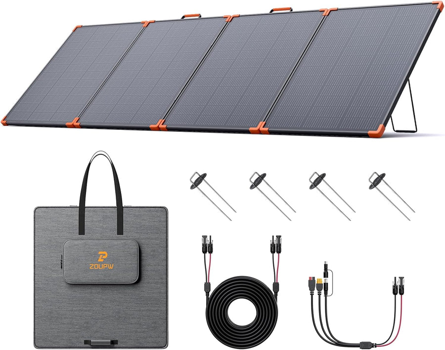350W Foldable Solar Panel 25 High Efficiency IP68 Portable