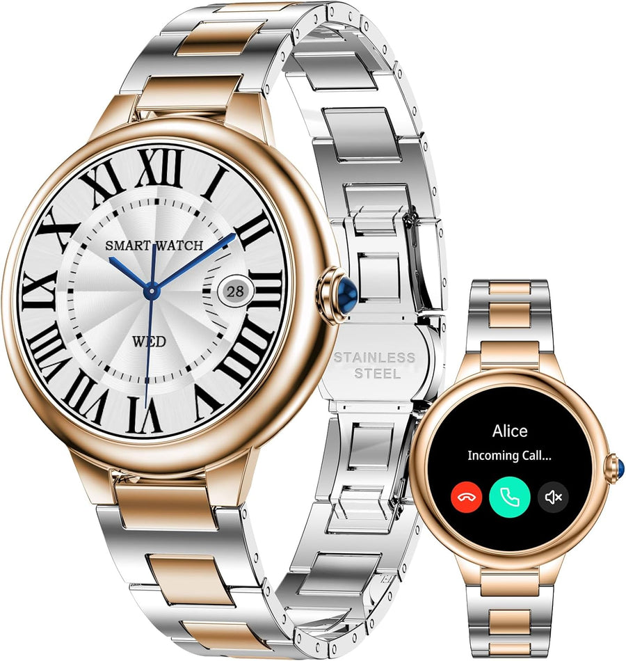 Women AI Smart Watch Bluetooth Call 100 Sports