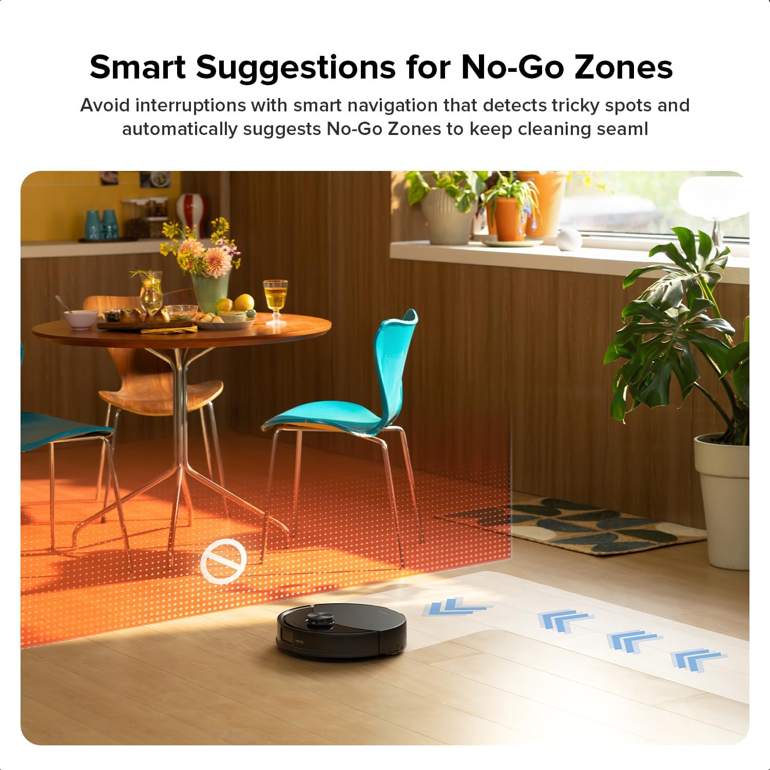 Robot Vacuum Mop 10000Pa LiDAR Auto Lift Smart Mapping