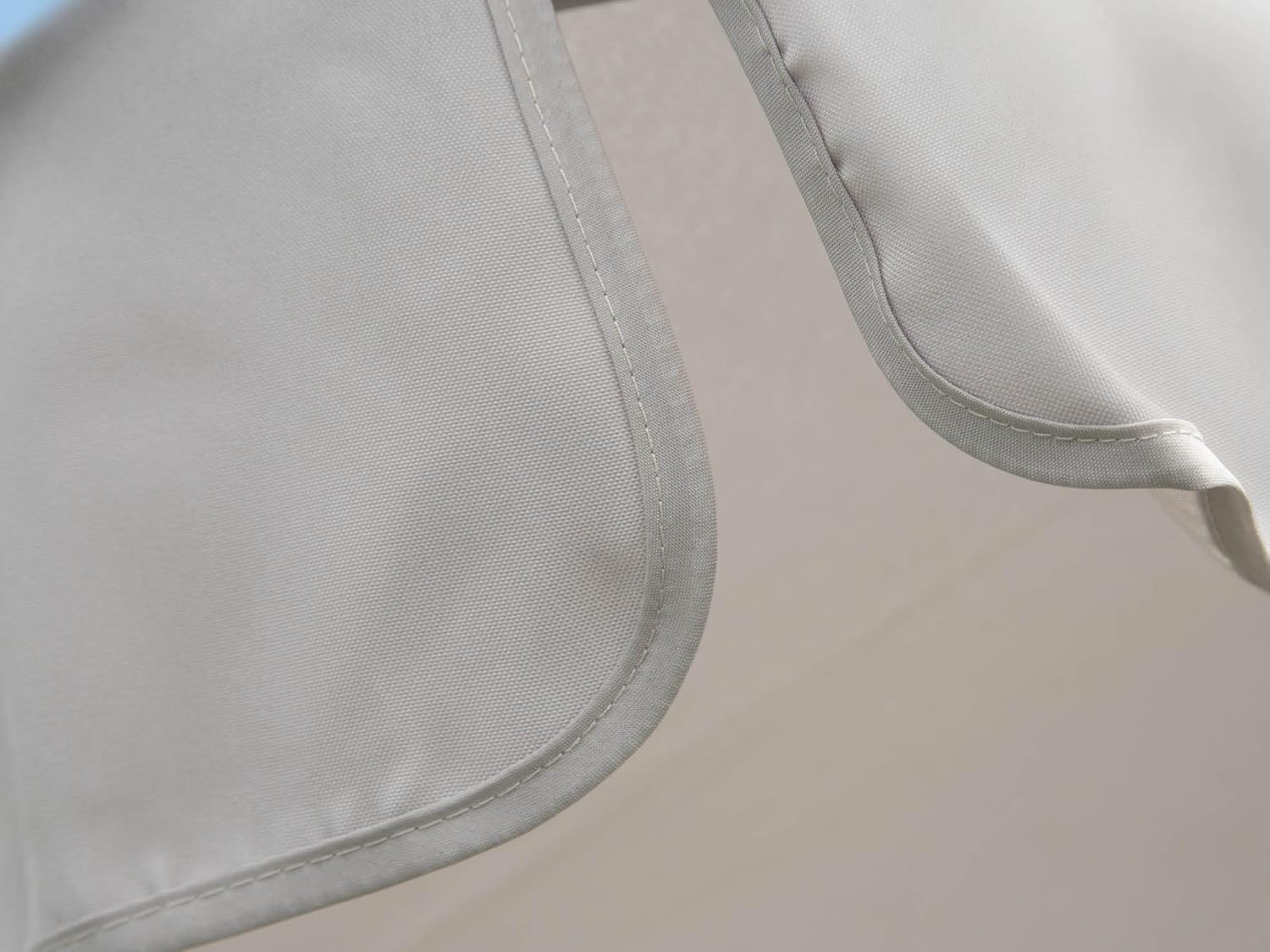 3 Seater Garden Swing Chair Canopy Pillows Grey