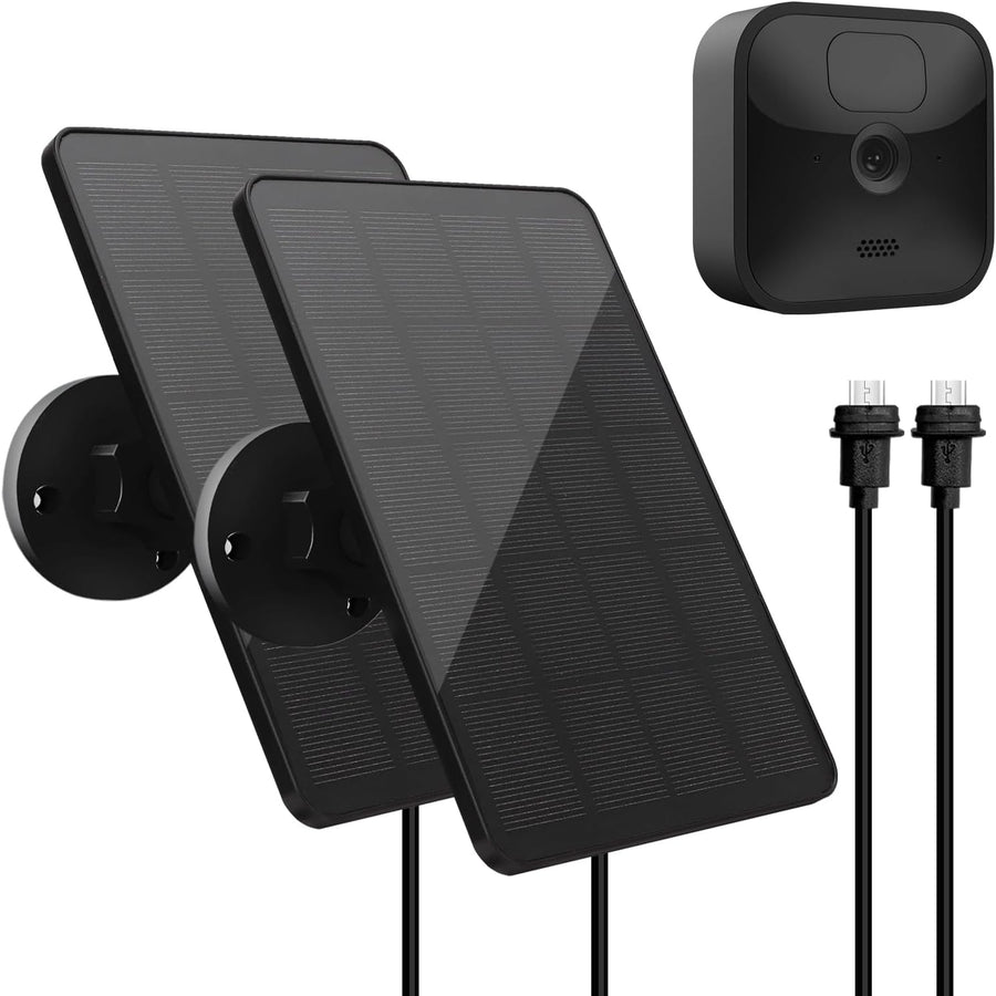 4W Solar Panel for Blink Outdoor Camera 2 Pack IP65 Charger