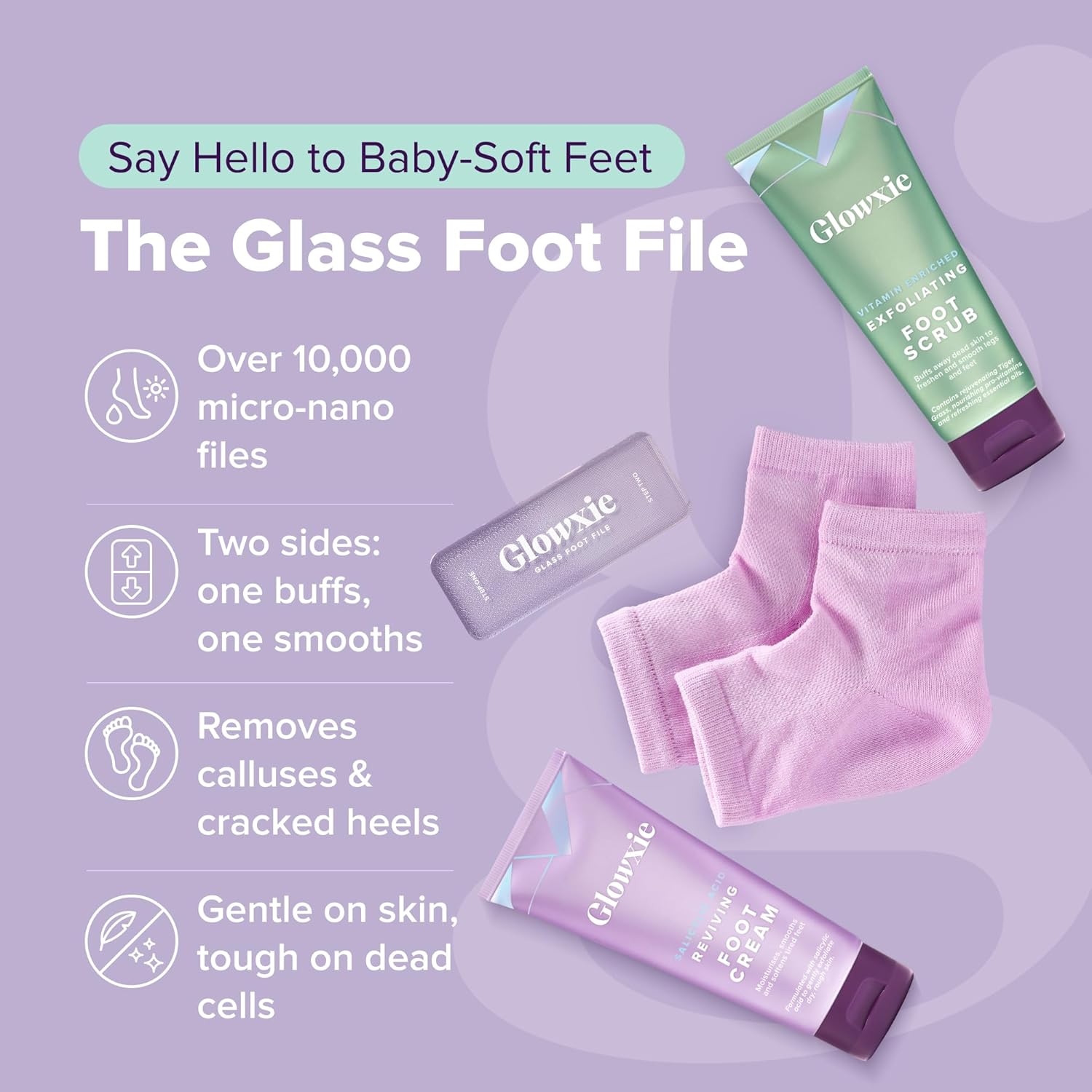 Foot Care Pedicure Kit Callus Remover Heel Repair Scrub Cream