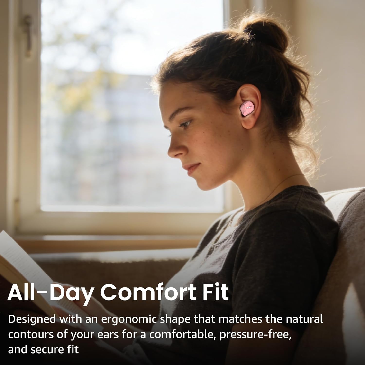 Wireless ANC Bluetooth Earbuds Deep Bass 60 Hour Playtime