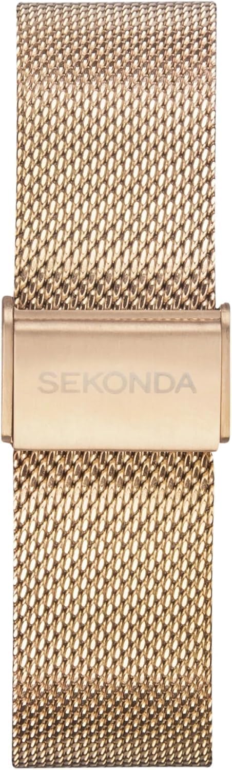 Womens 42mm Mesh Strap Smart Watch Silver