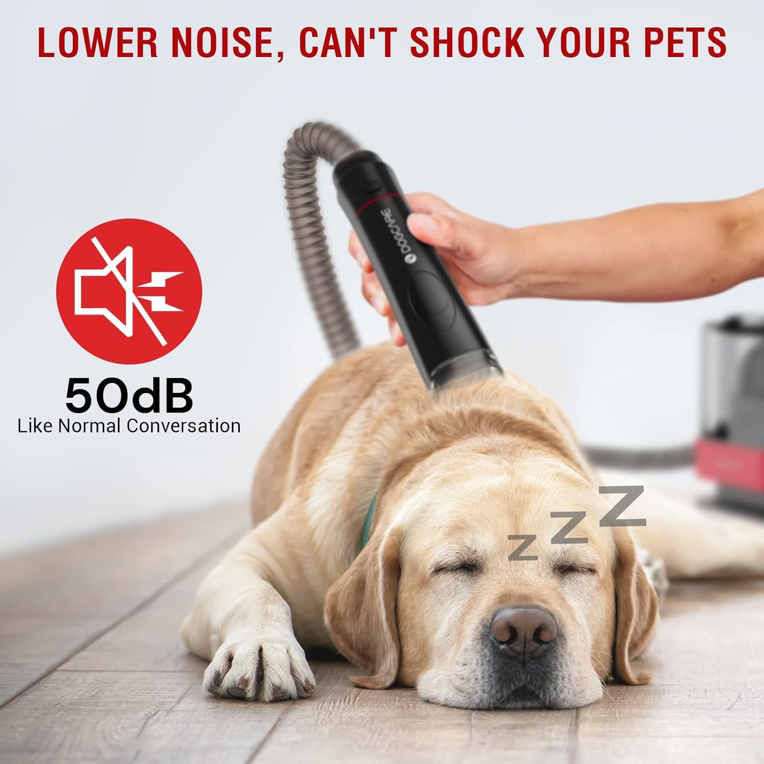 Dog Grooming Kit Vacuum 6 Tool 2.5L Low Noise Clippers