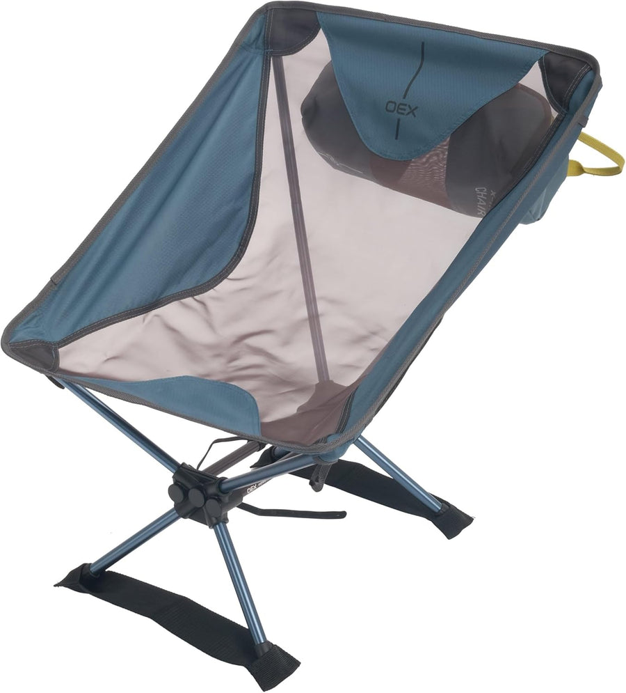 Blue Ultralight Folding Camping Chair Portable Seat