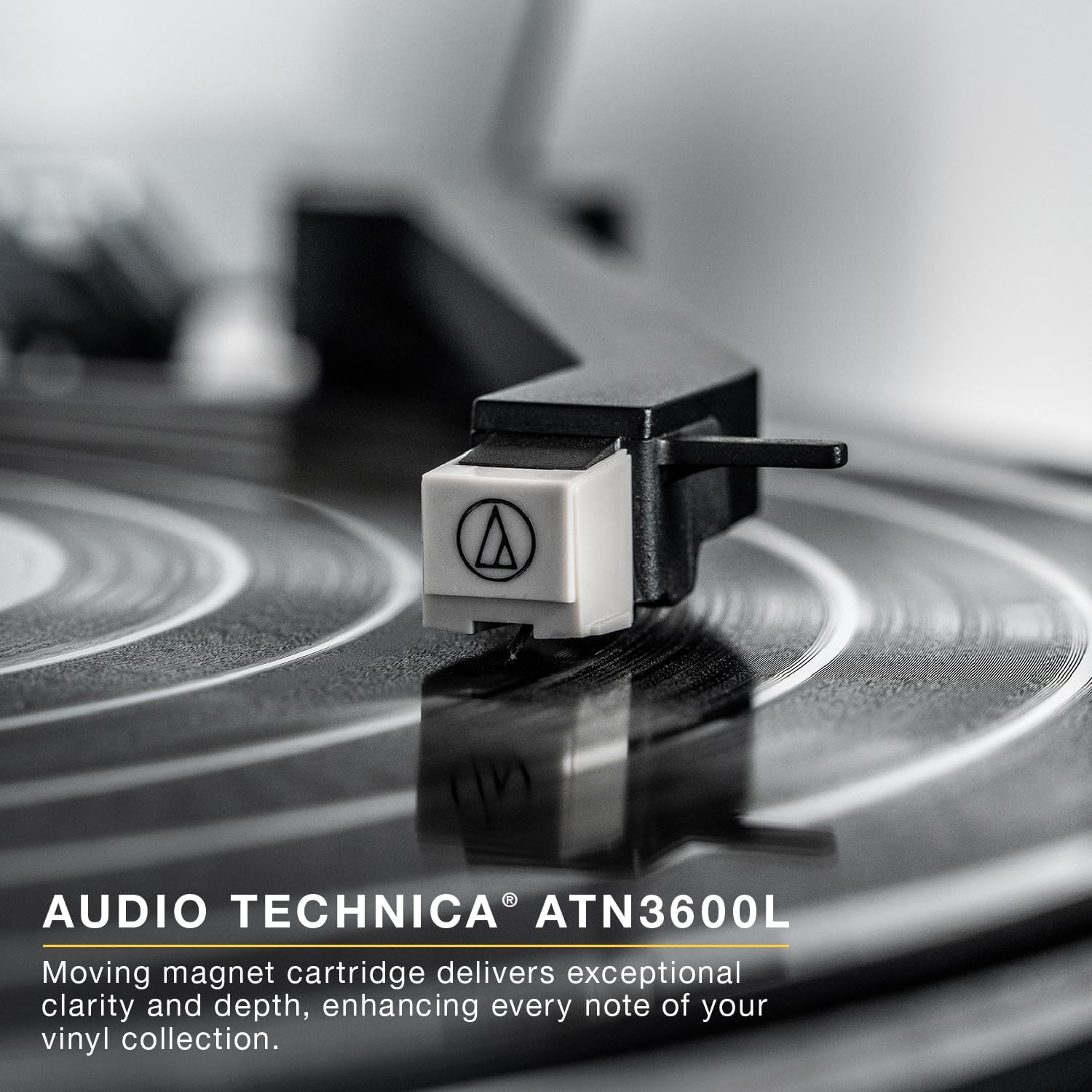 Automatic Bluetooth Turntable 2 Speed Record Player Black