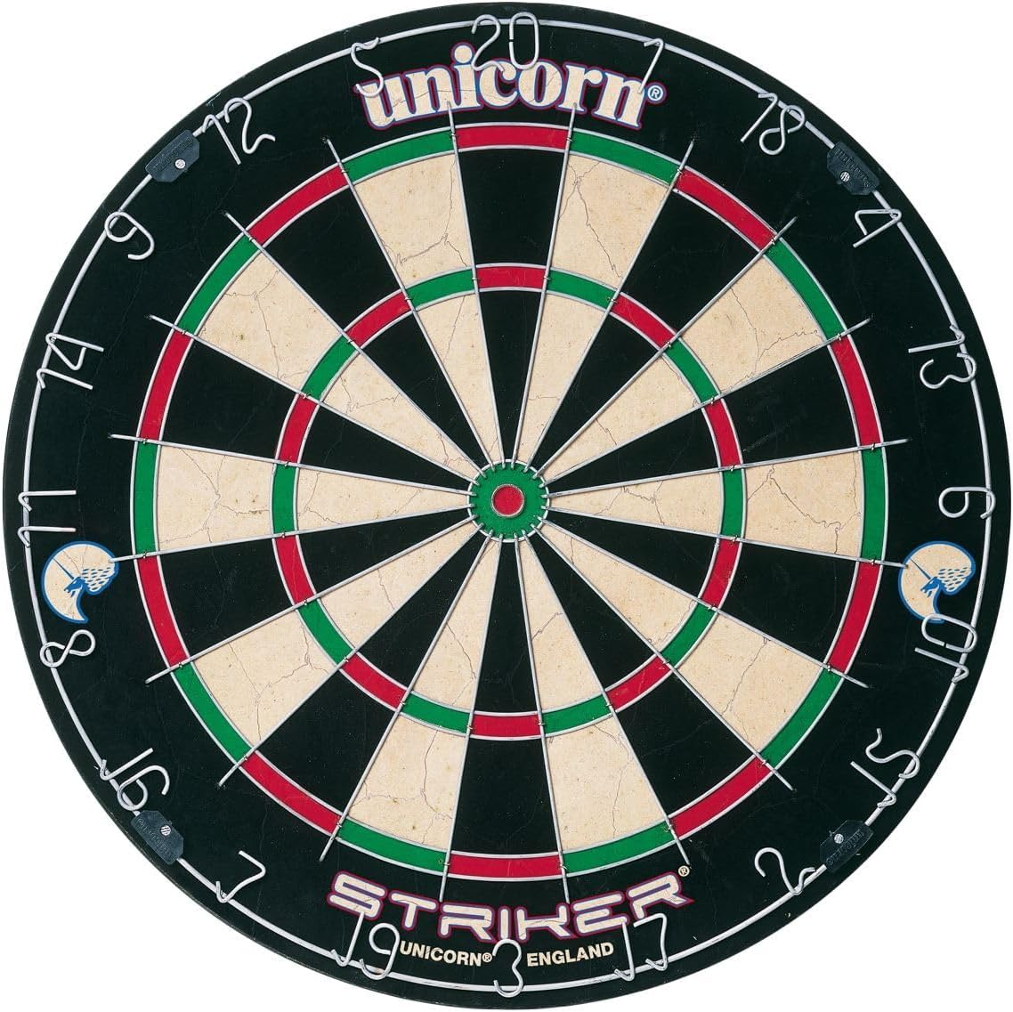 Bristle Dart Board Sisal Staple Free Bullseye Superslim Wire