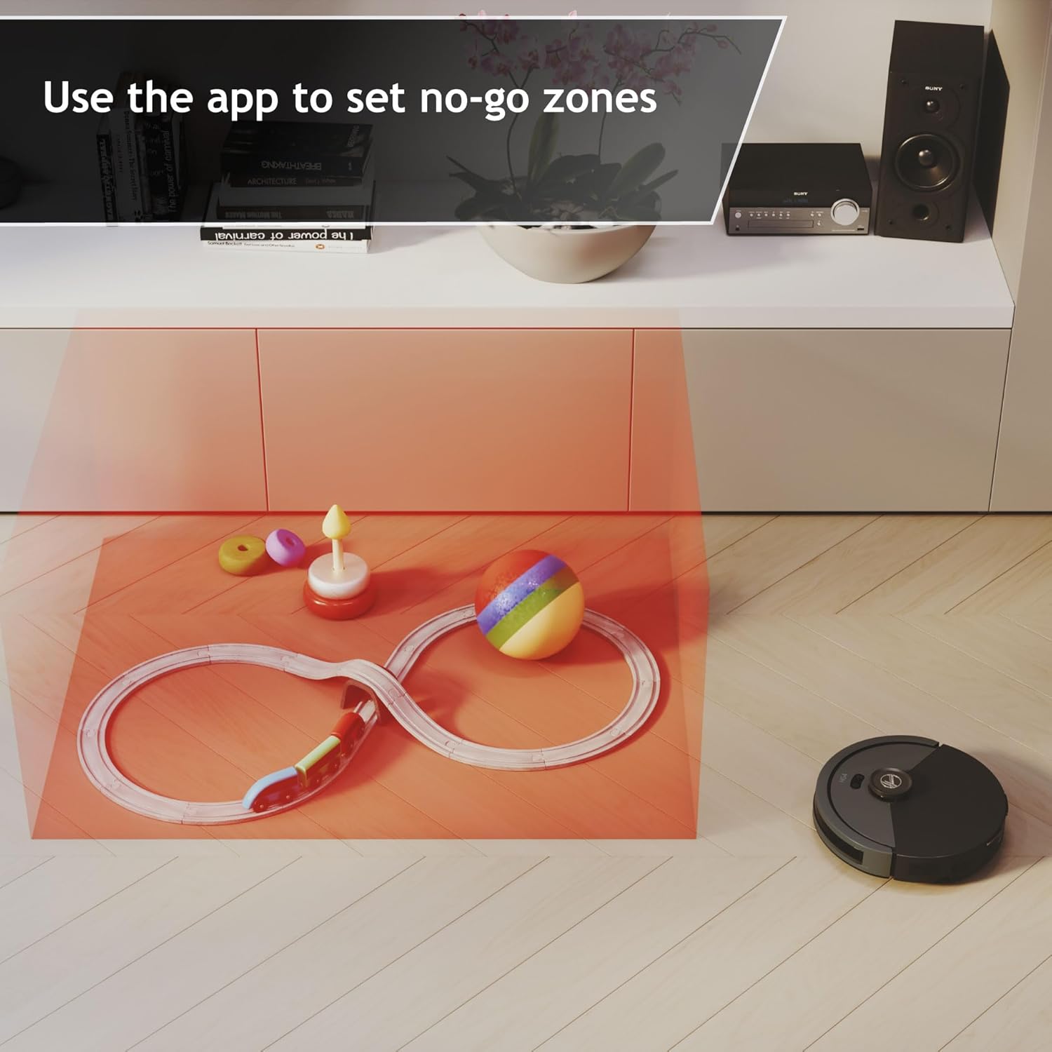 Robot Vacuum 4000Pa LiDAR Mapping WiFi App Auto Clean Smart