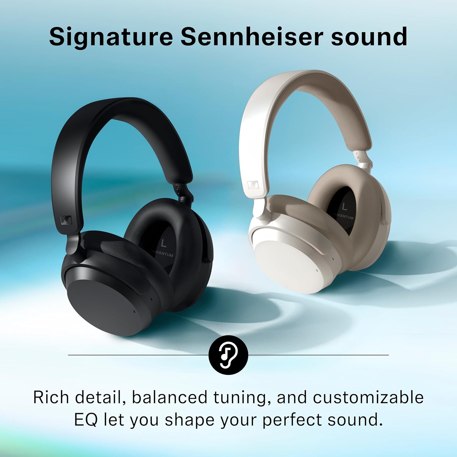 Wireless ANC Over Ear Headphones 50H Battery HD Stereo Sound