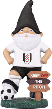 Football Garden Gnome Keep Off Pitch Ornament Fan Decor 20cm