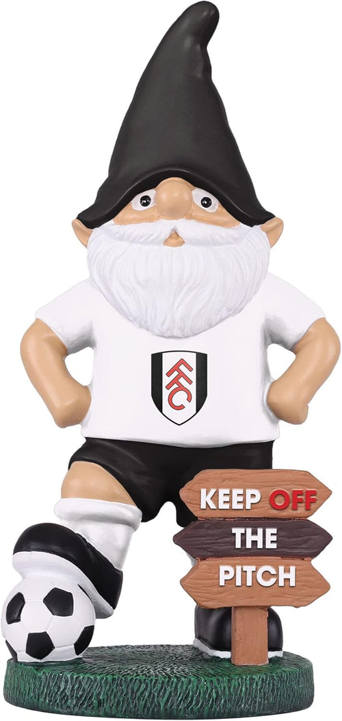 Football Garden Gnome Keep Off Pitch Ornament Fan Decor 20cm