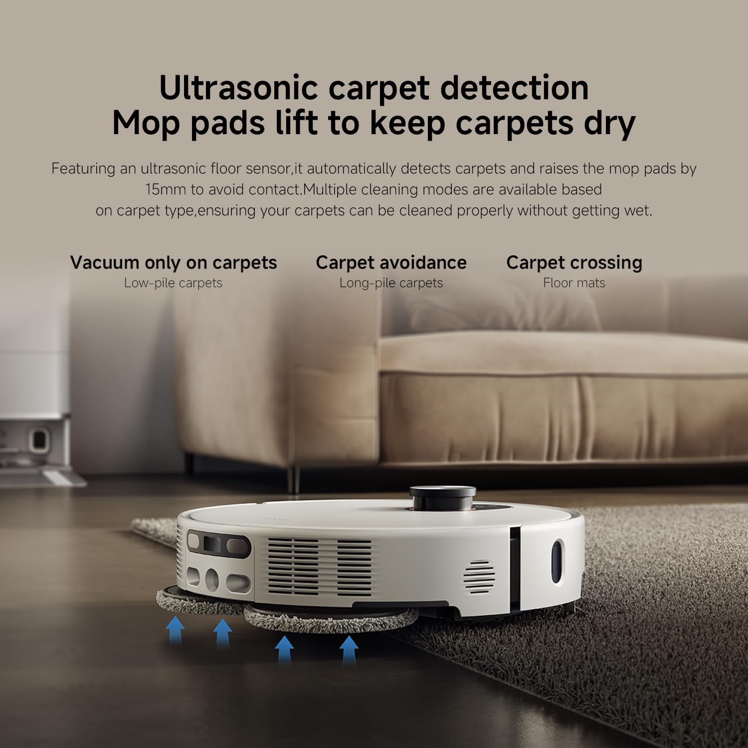 Robot Vacuum Mop Self Empty 20000Pa LiDAR Slim Smart Auto Clean