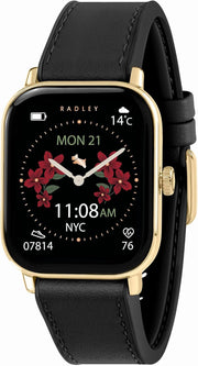 Black Smart Watch Bluetooth Calling Fitness Tracker