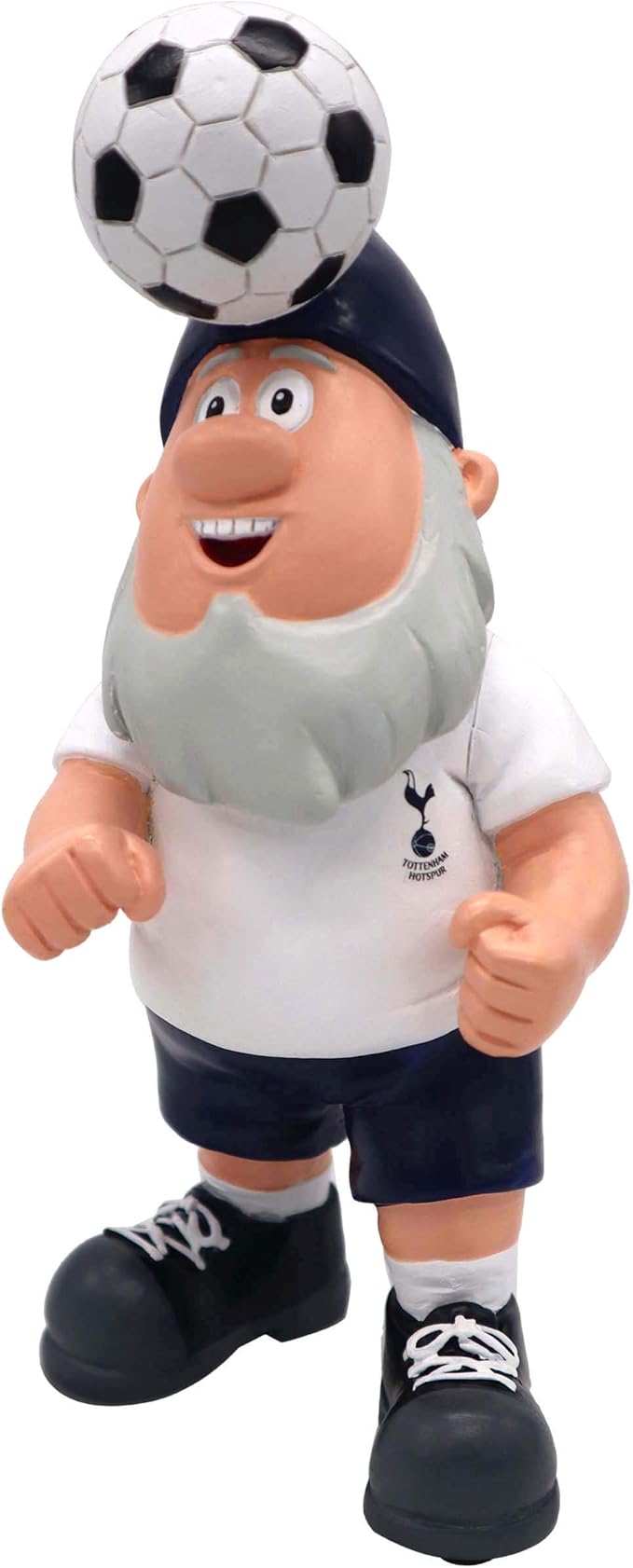 Soccer Fan Header Ball Gnome Statue Garden Football Decor 20cm