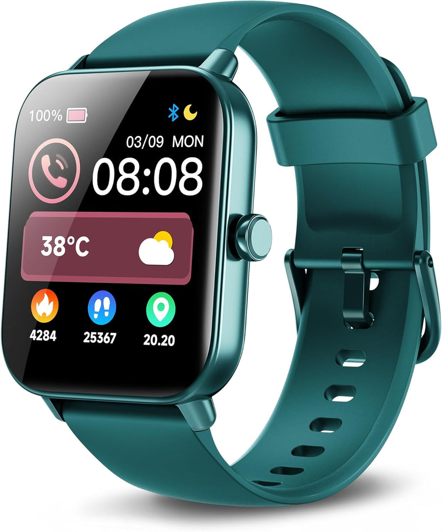 Smart Watch Bluetooth Call Alexa Fitness Tracker Deep Green