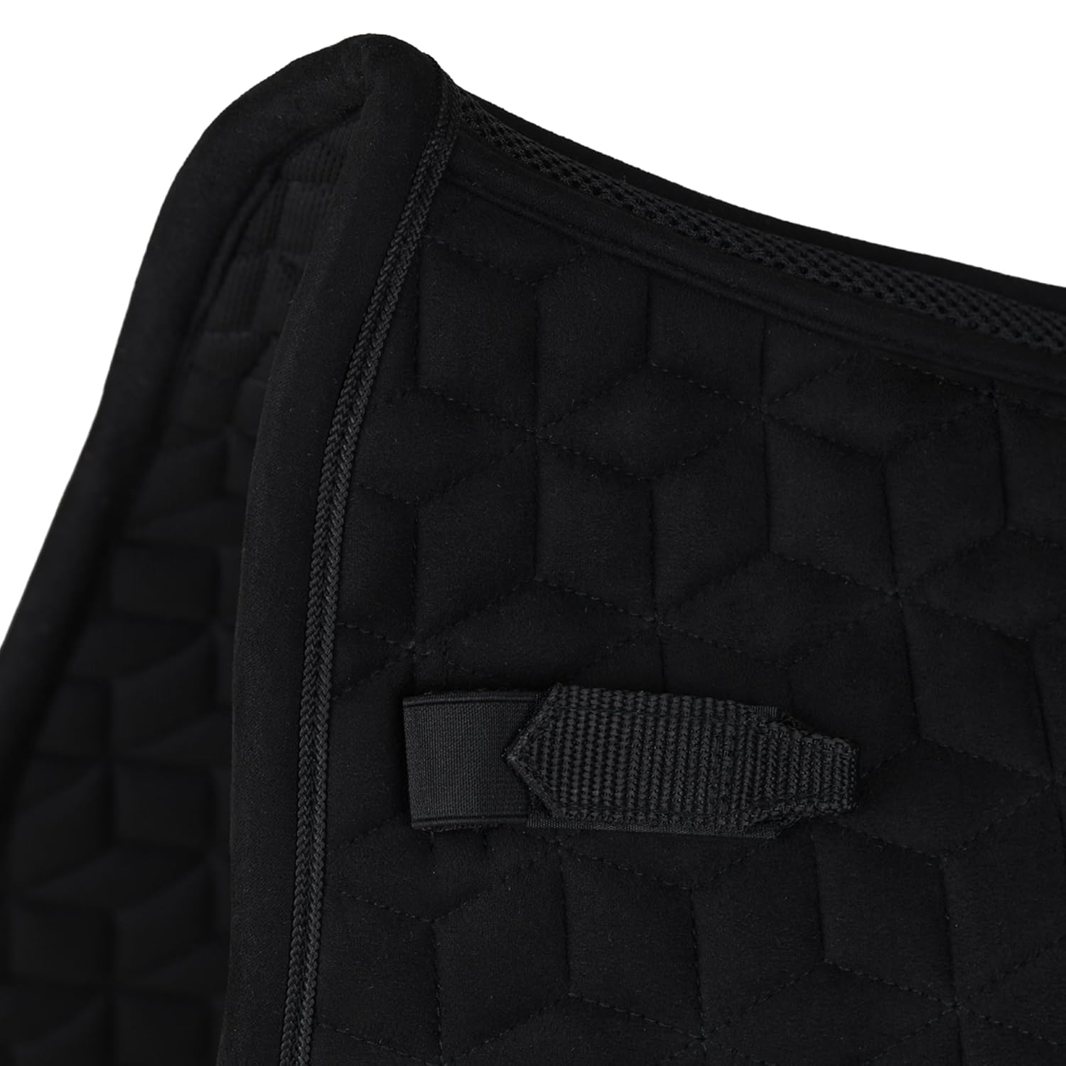 Black Large All Purpose Saddle Pad with Suede Finish