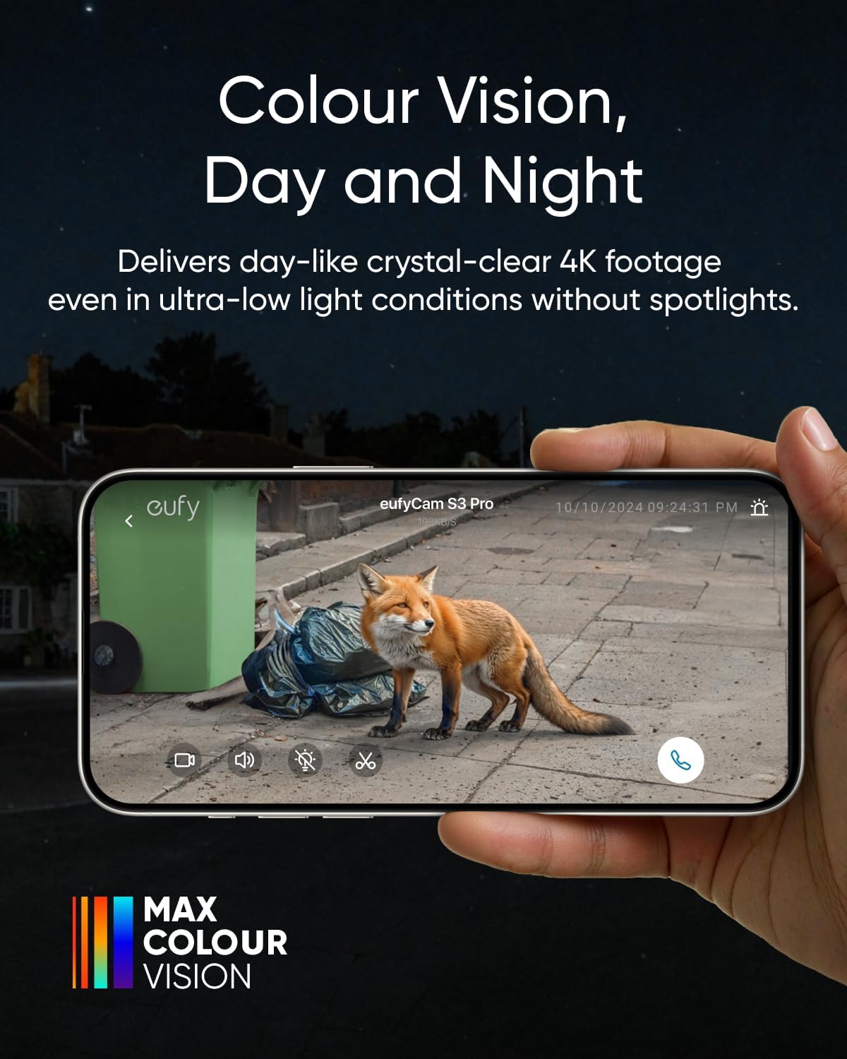 4K Solar Security Camera Outdoor 2 Cam Kit AI No Fee