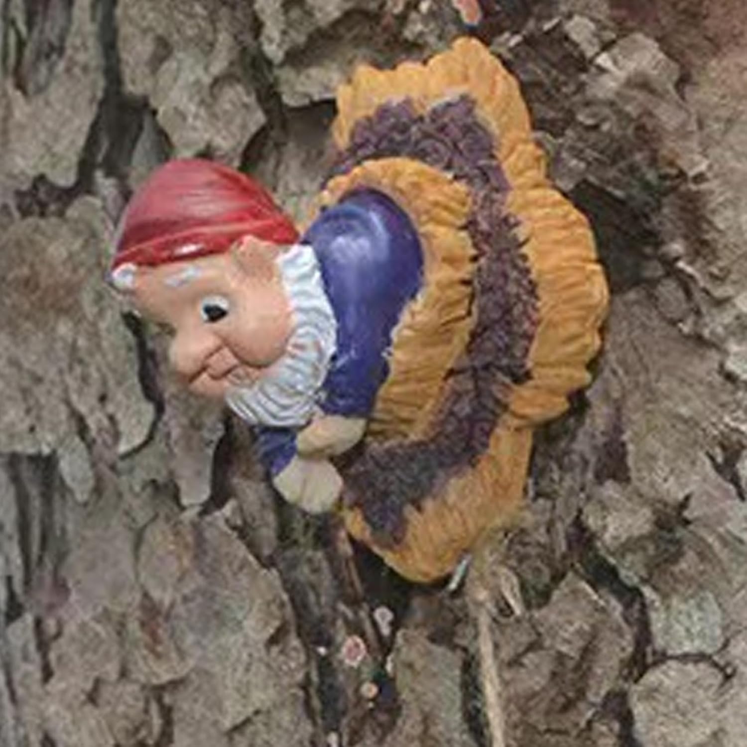 3Pcs Climbing Gnomes Resin Hanging Rope Garden Decor Set