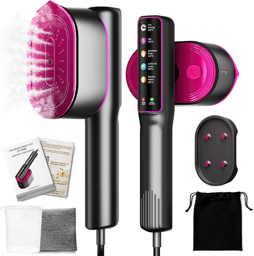 Travel Clothes Steamer 110 240V 2 in 1 Iron LED 5 Modes Fast