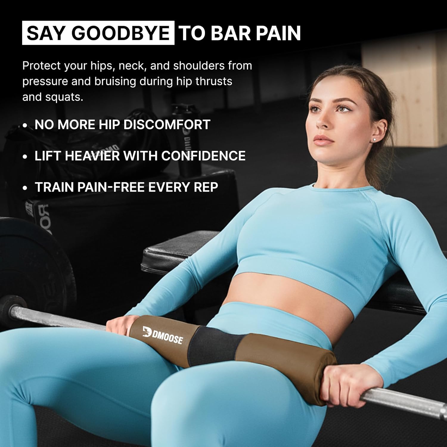 Barbell Pad for Squats Hip Thrust Lunges Neck Shoulder Cushion
