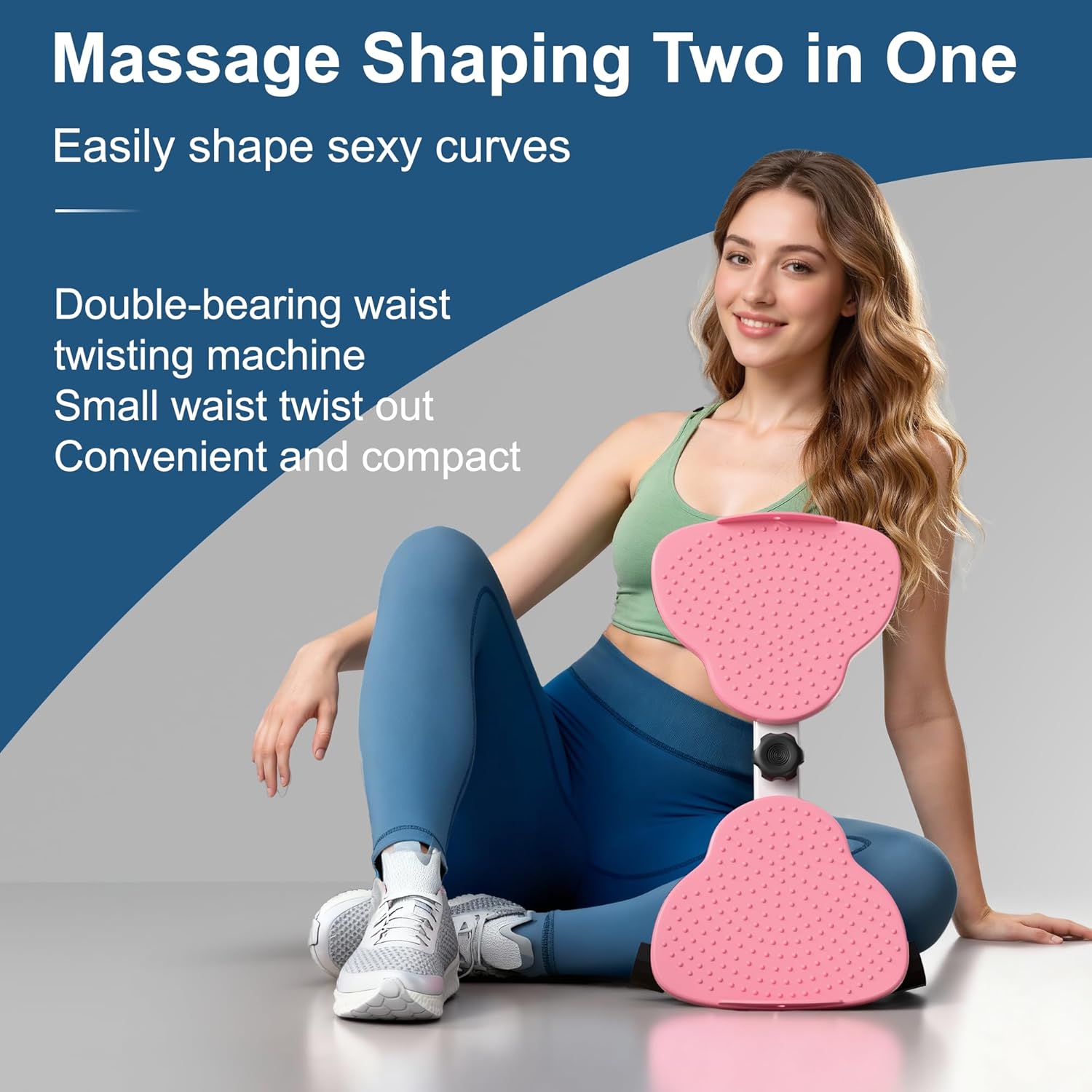 Waist Twisting Board Fitness Machine Resistance Band Core Trainer