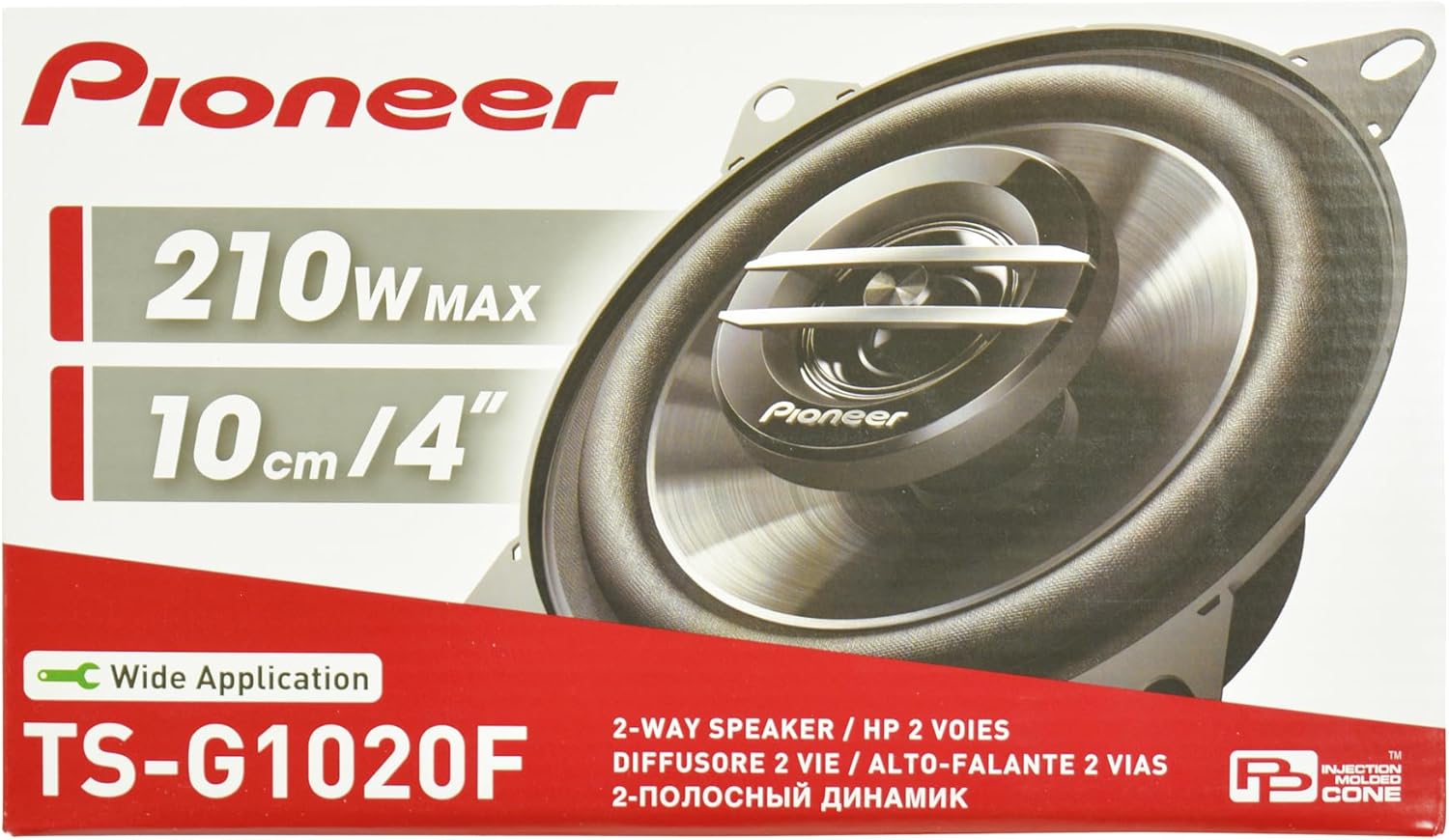 10cm Car Speakers 210W Coaxial 2 Way Stereo Bass Audio