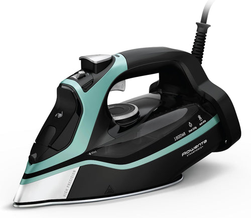 Steam Iron 1800W Stainless Steel Soleplate Digital Display Wrinkle Remover