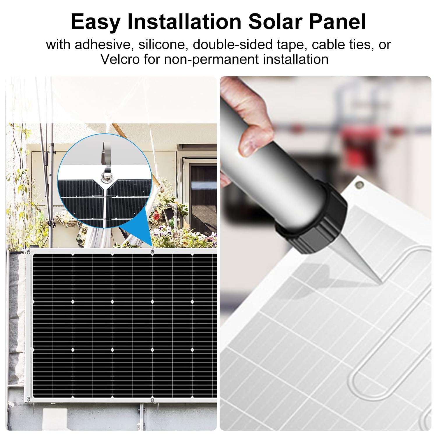 240W Flexible Solar Panel Kit 12V RV Boat Balcony Charger