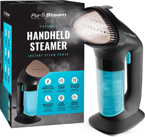 Handheld Garment Steamer Powerful Wrinkle Remover Fast Heat Portable
